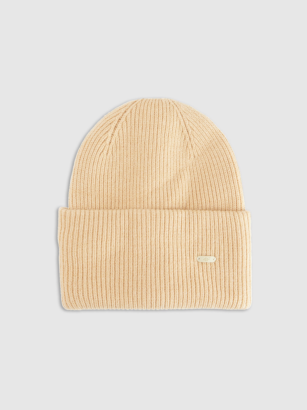Beanie kepurė unisex - smėlio spalvos