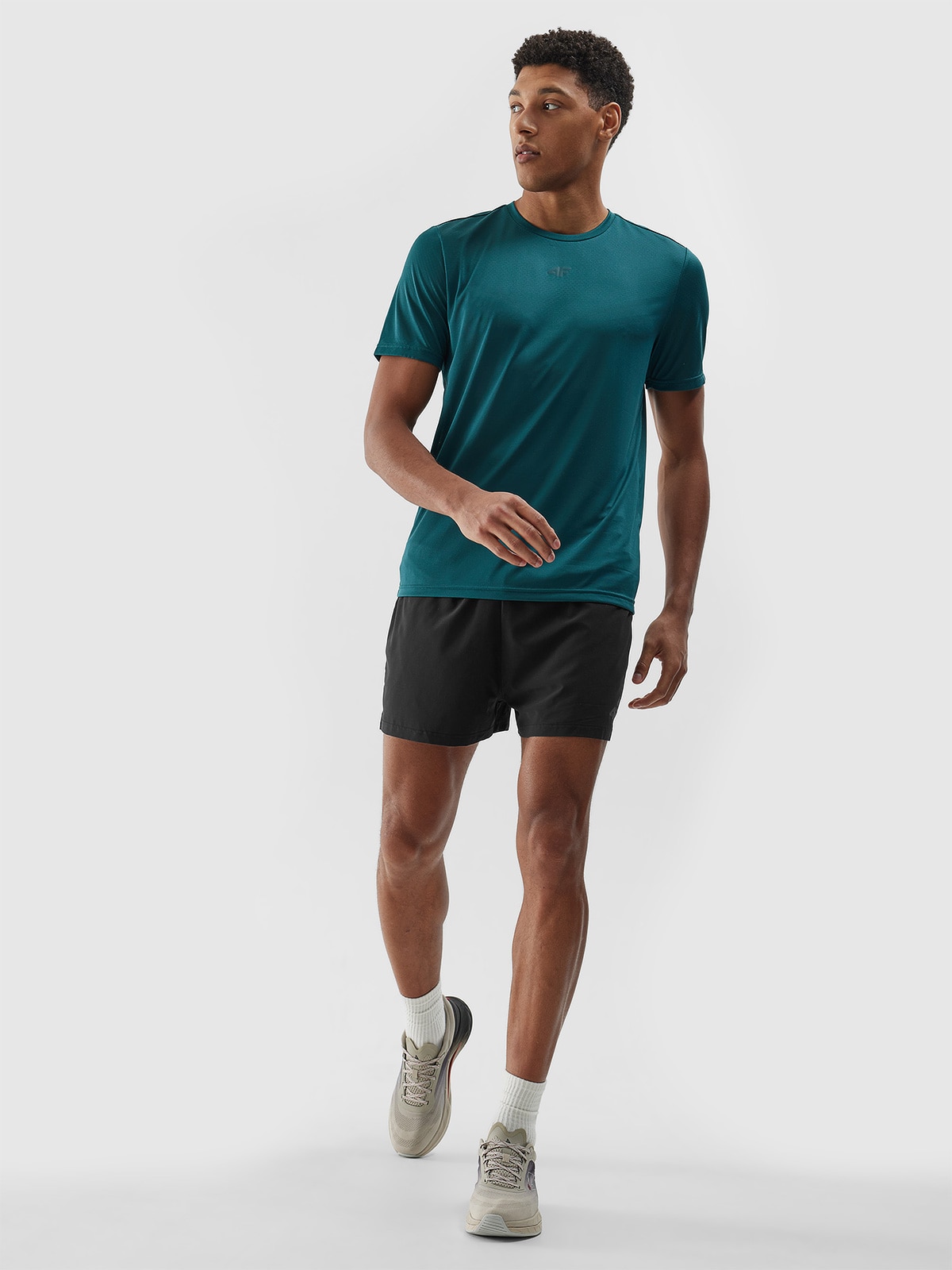 Vyriški greitai džiūstantys bėgimo šortai - juodi