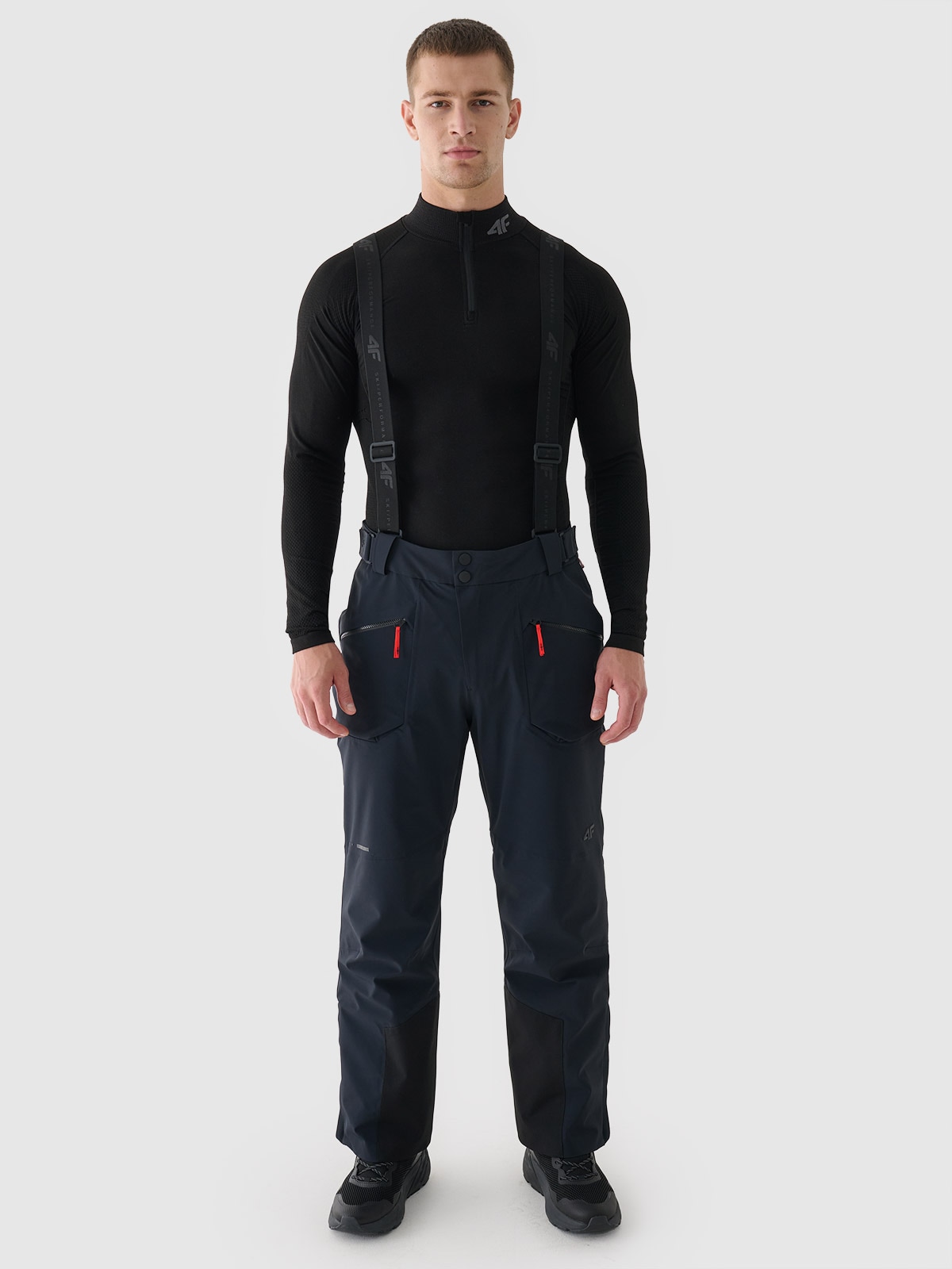 Vyriškos slidinėjimo kelnės Dermizax 20000 membrana - juodos