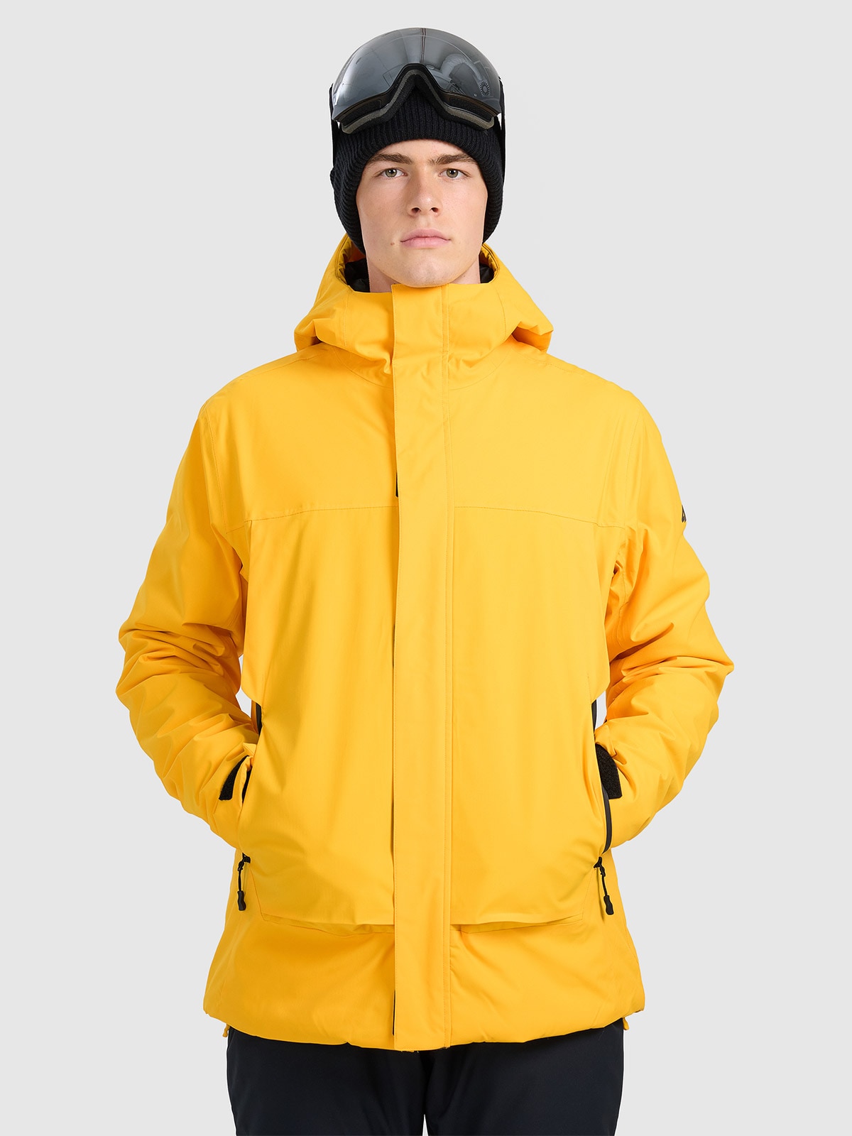 Vyriška slidinėjimo striukė 8000 membrana - geltona
