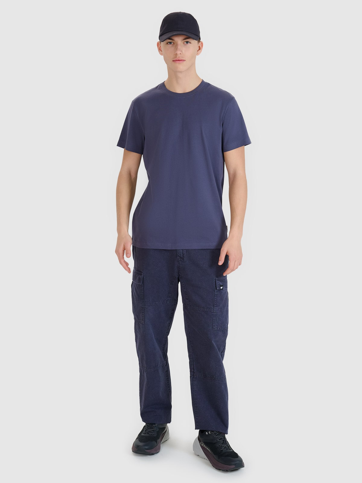 Vyriškos casual cargo kelnės - pilkos