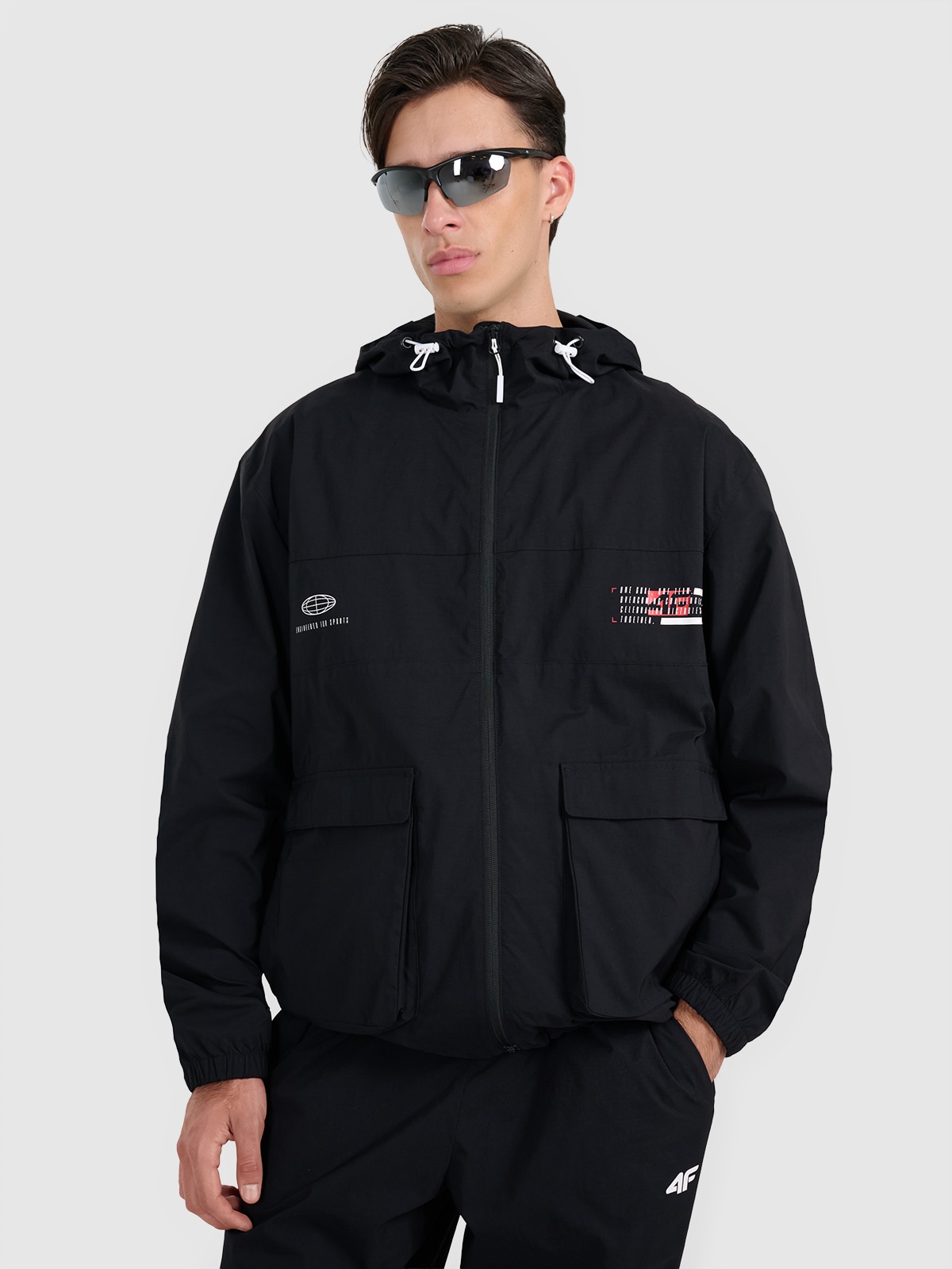 Vyriška pereinamojo laikotarpio striukė - juoda