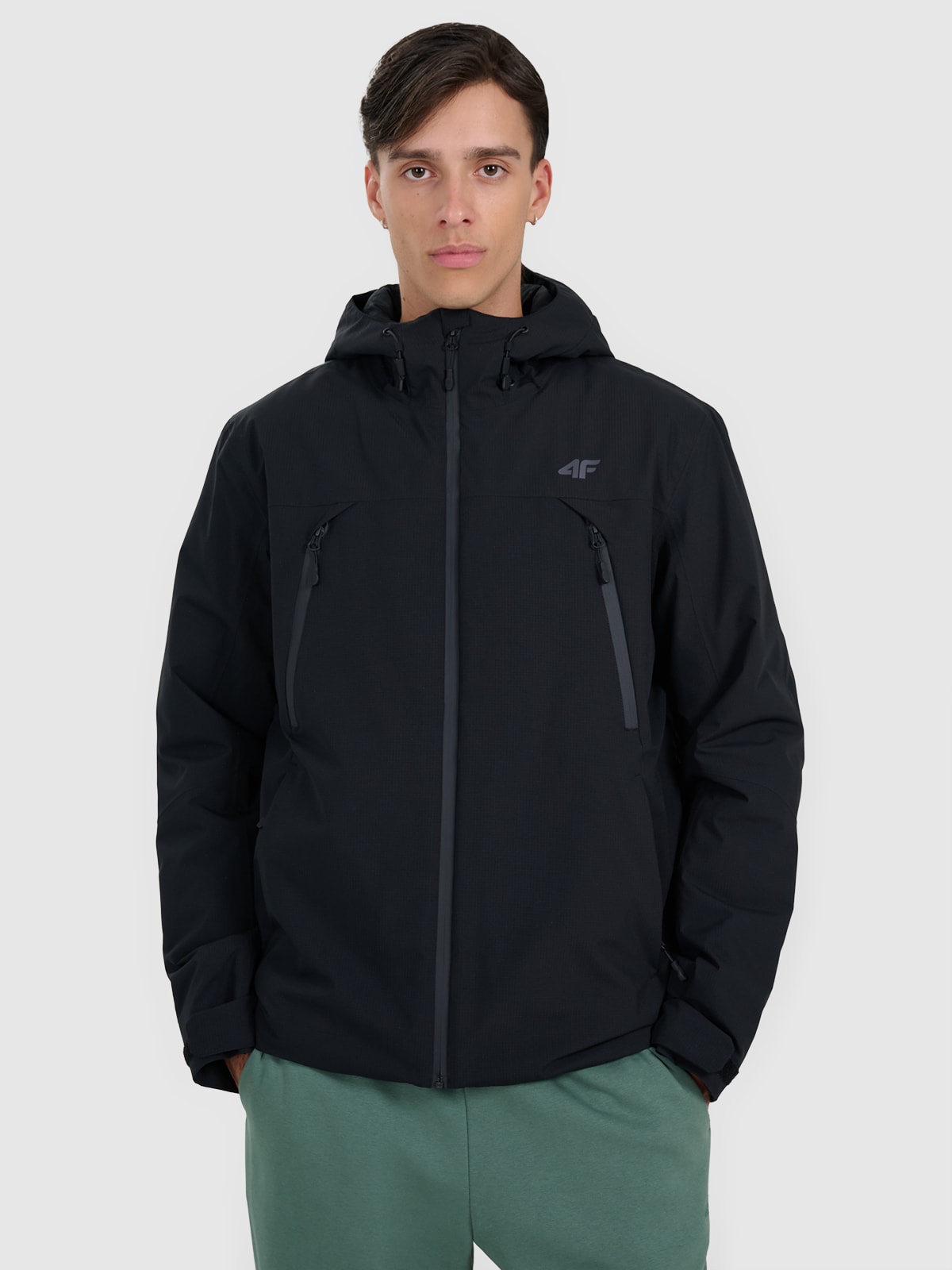 Vyriška pereinamojo laikotarpio striukė 10000 membrana - juoda