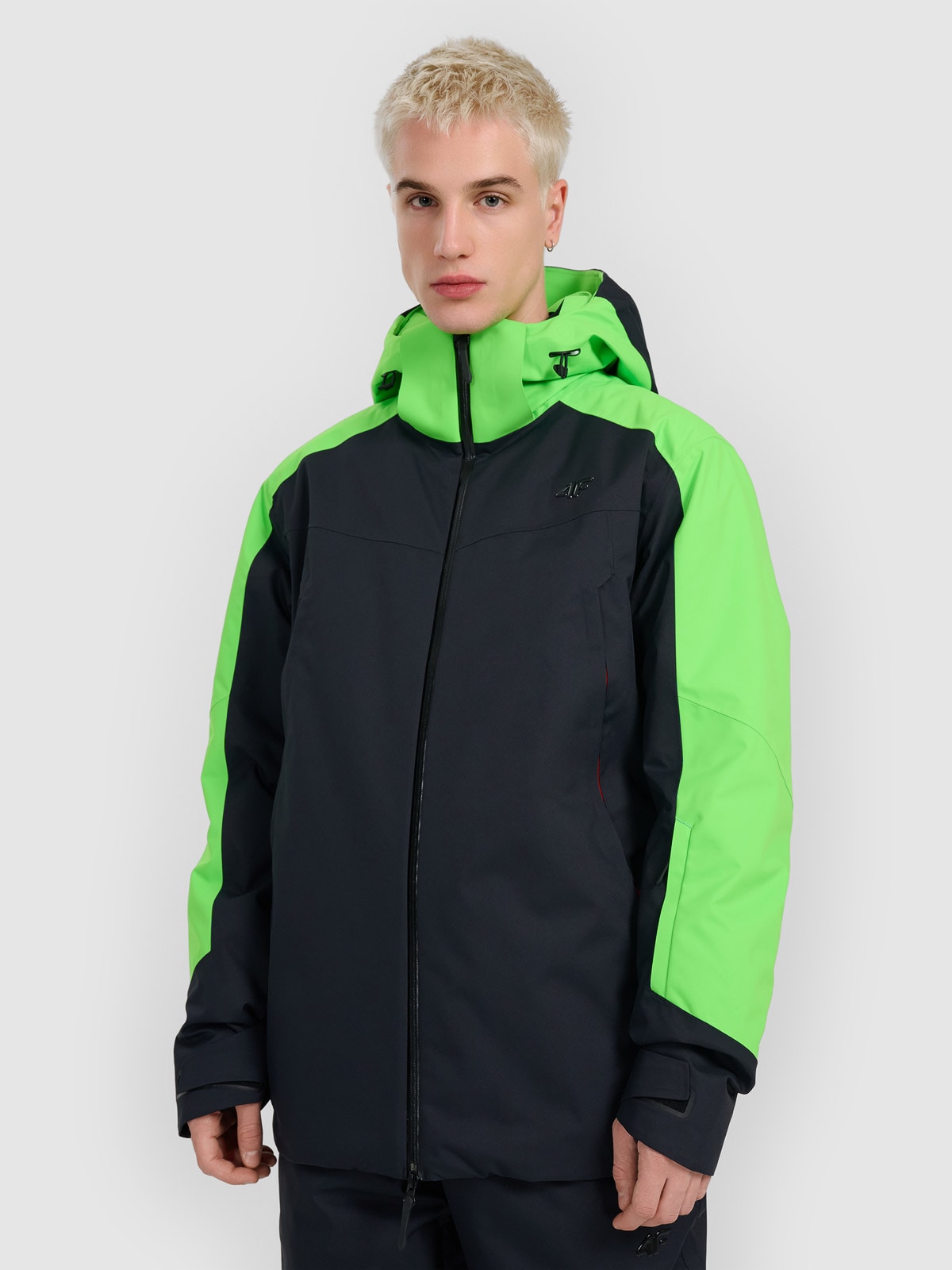 Vyriška slidinėjimo striukė su Dermizax 20000 membrana su Primaloft Black kamšalu - juoda