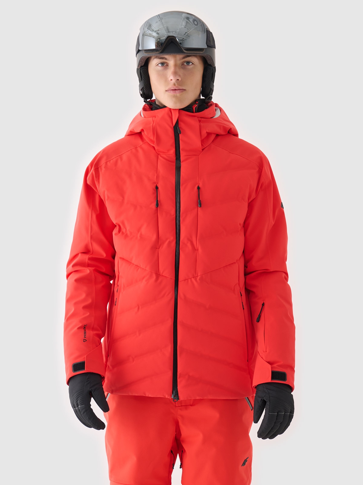 Vyriška slidinėjimo striukė Dermizax 20000  membrana - raudona