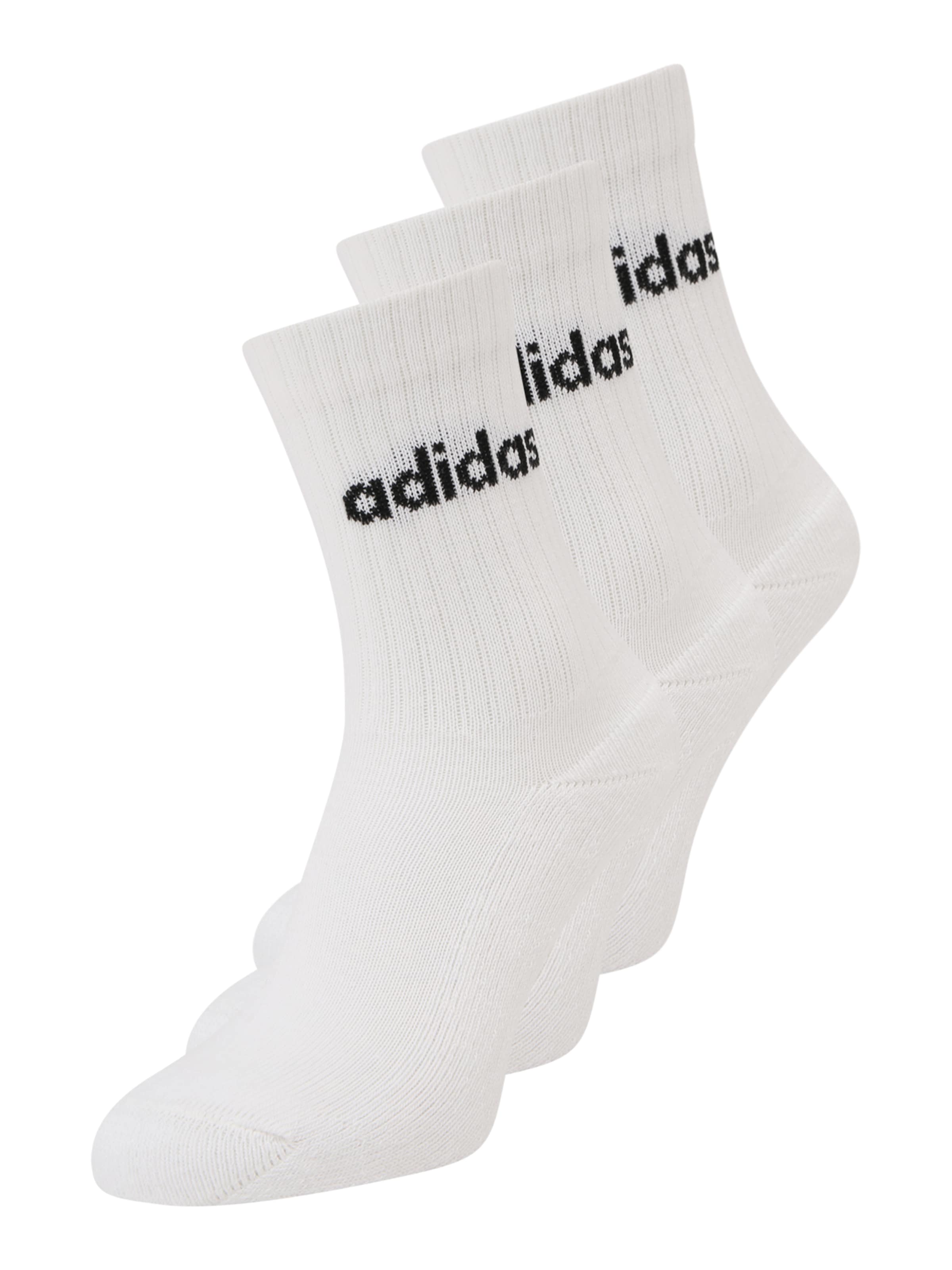 ADIDAS PERFORMANCE Sportinės kojinės 'Linear Crew Cushioned 3 Pairs'