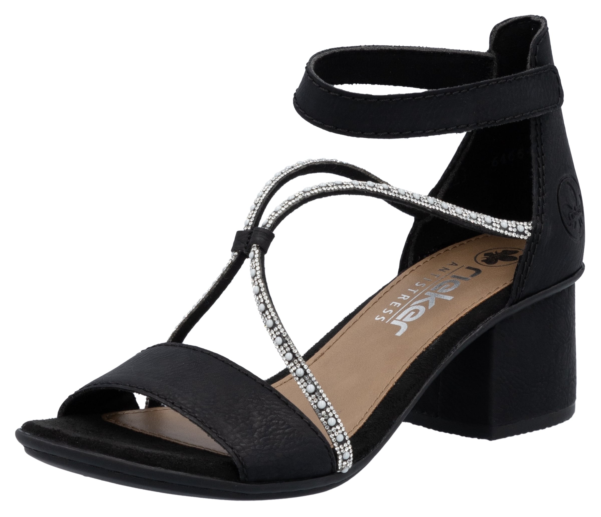 RIEKER Basutės su dirželiais