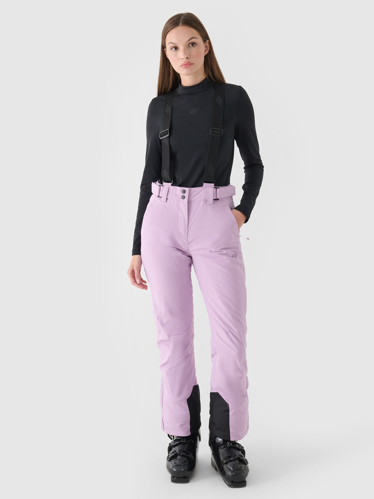 Moteriškos slidinėjimo kelnės 5000 membrana - violetinės