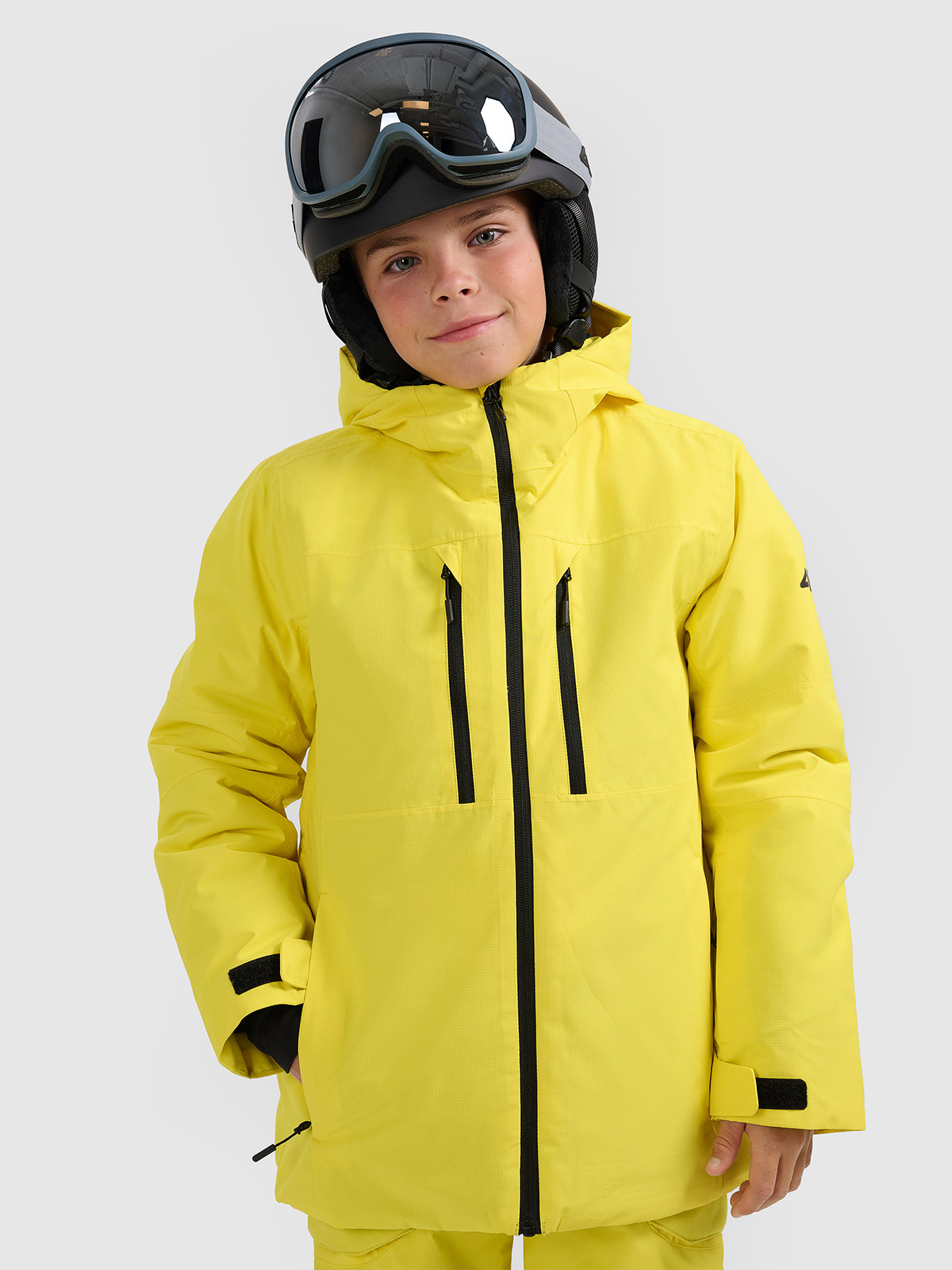 Slidinėjimo striukė berniukams 10000 membrana - geltona