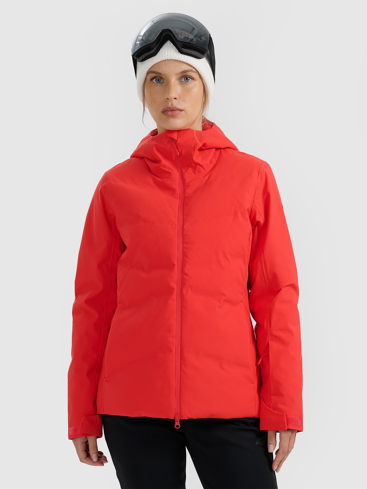 Moteriška slidinėjimo striukė 10000 membrana - raudona