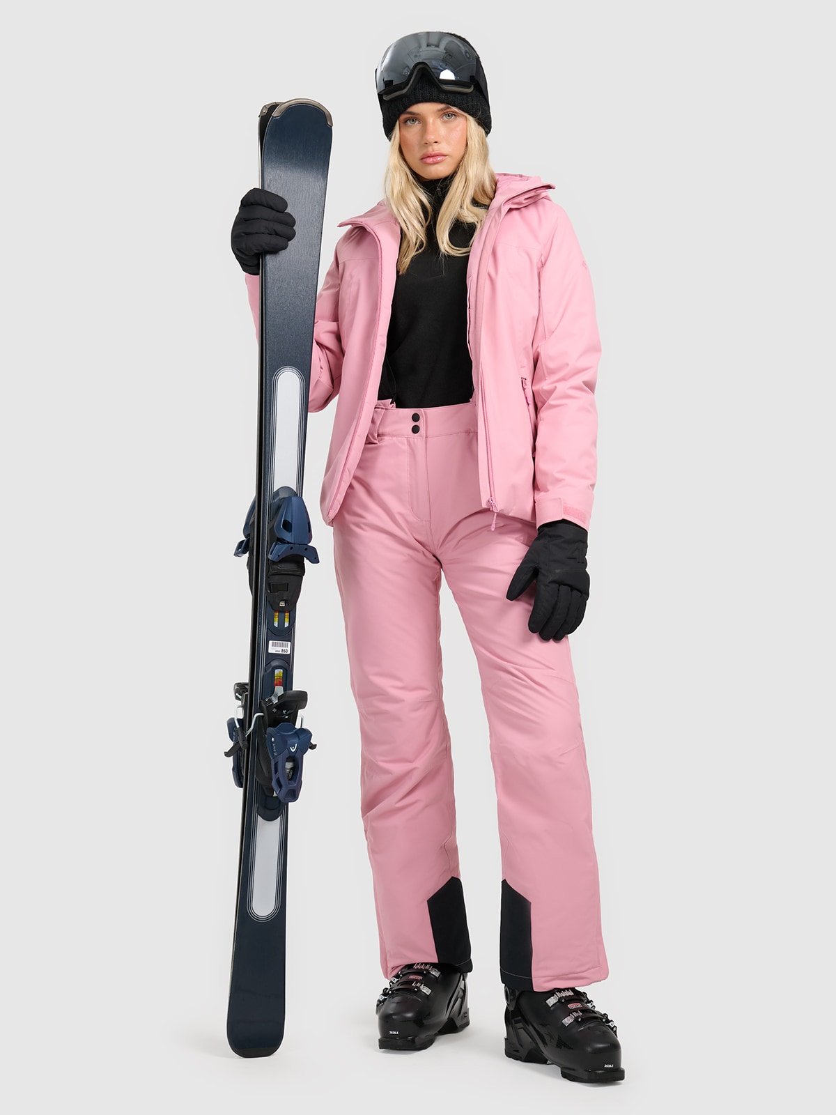 Moteriškos slidinėjimo kelnės 5000 membrana - rožinės