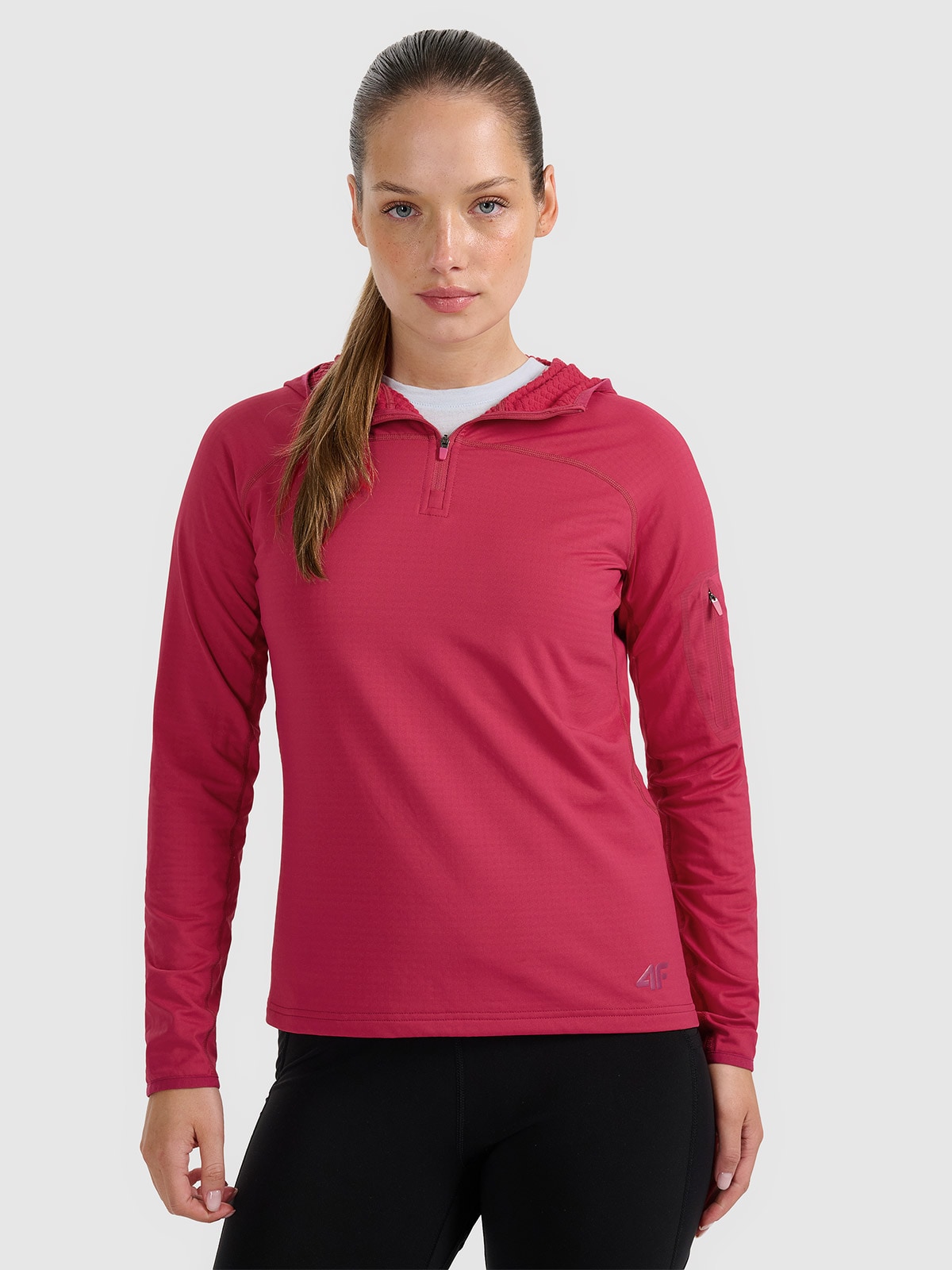 Moteriškas regular greitai džiūstantis žygio džemperis - rožinis