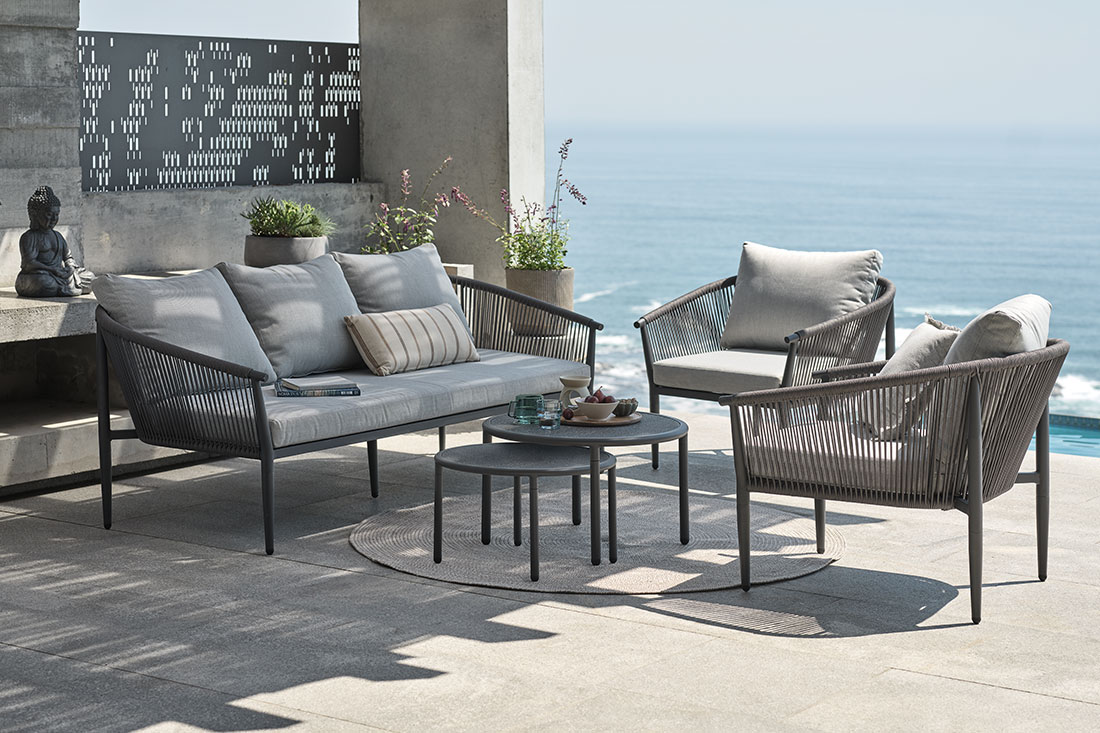 Sodo baldų komplektas KIRKENES