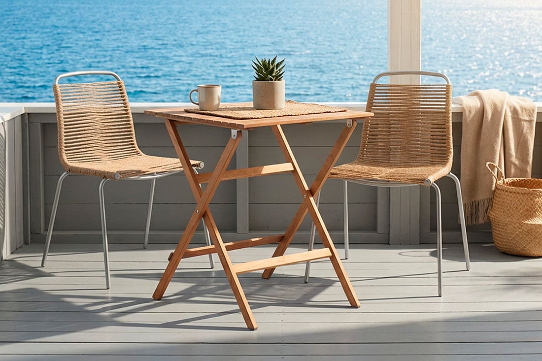 Sodo baldų komplektas VRAADAL+MIDDAGSBERGET