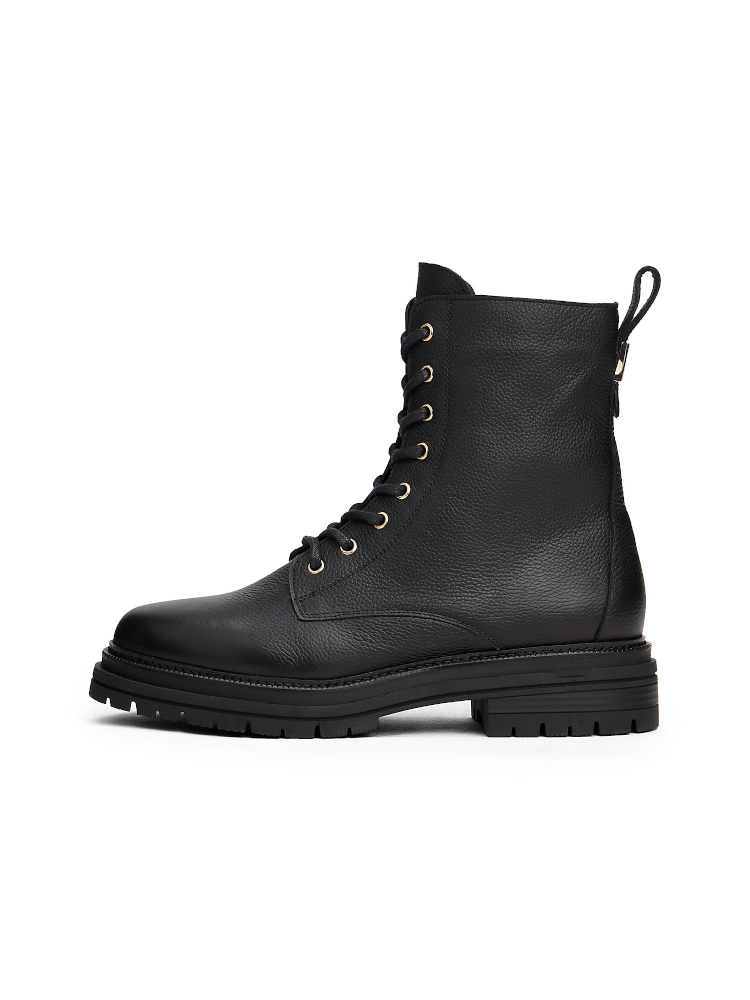 TOMMY HILFIGER Suvarstomieji kulkšnis dengiantys batai