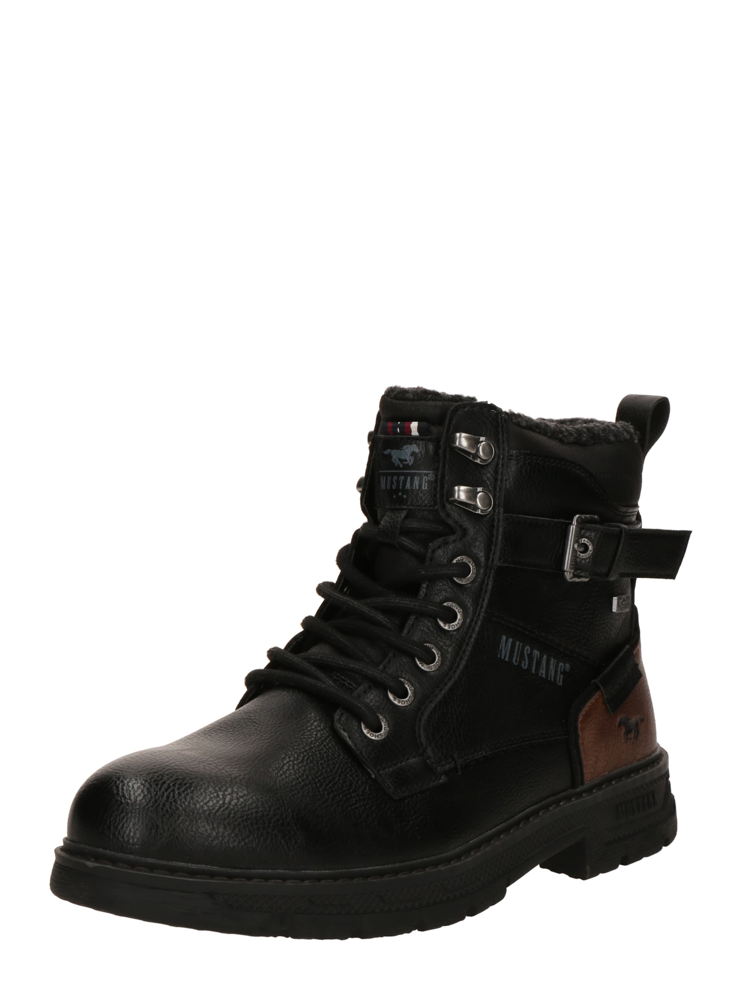 MUSTANG Auliniai batai su raišteliais