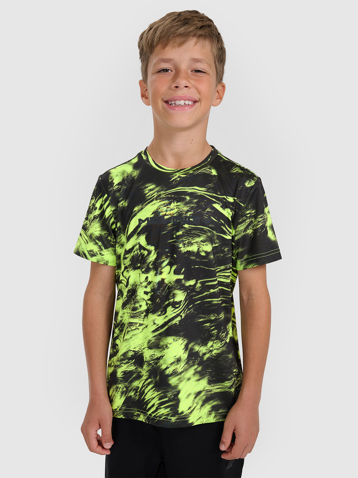 T-shirt sportiniai greitai džiūstantys marškinėliai berniukams - daugiaspalviai 