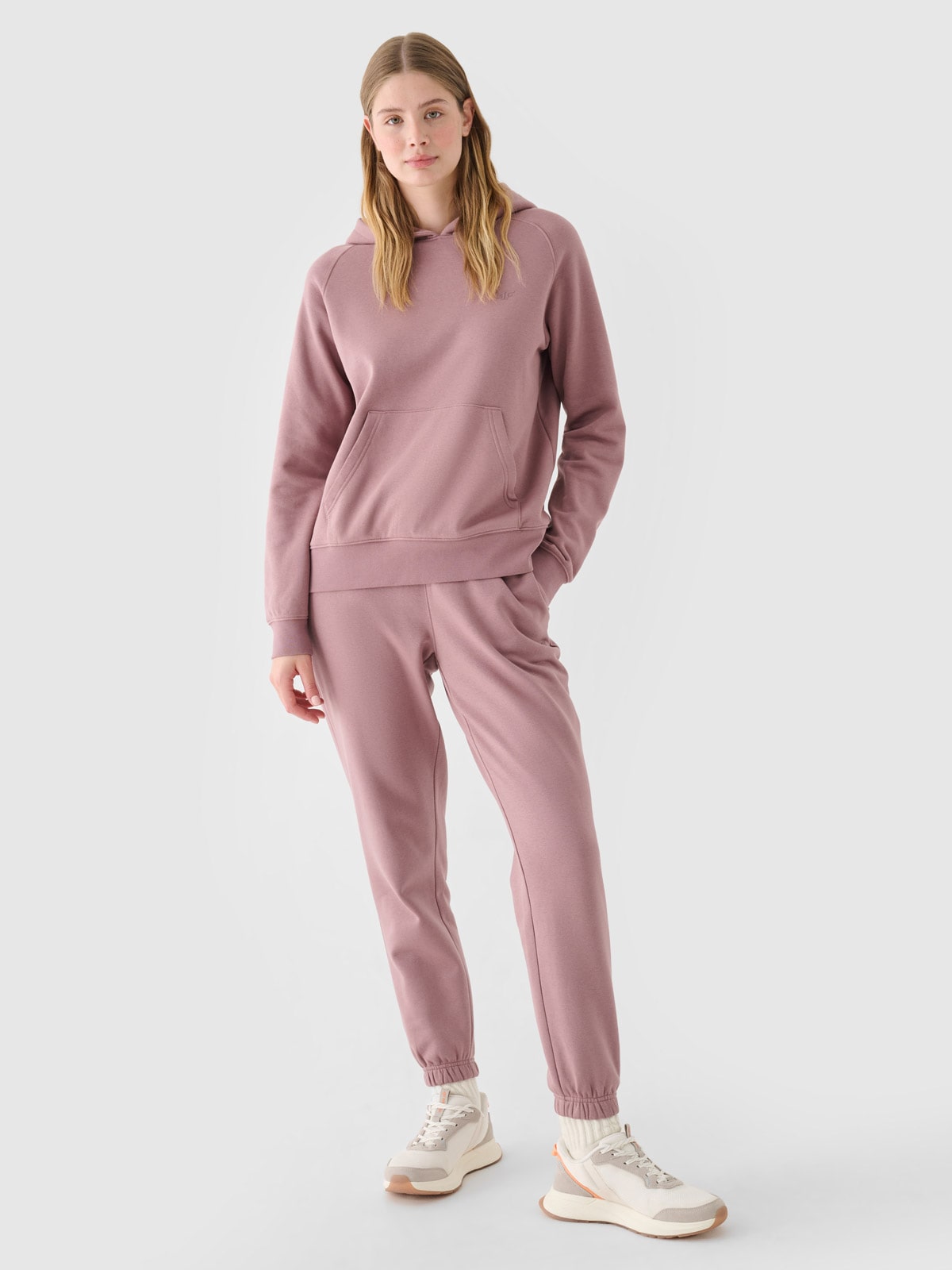 Moteriškos sportinės jogger kelnės - rožinė