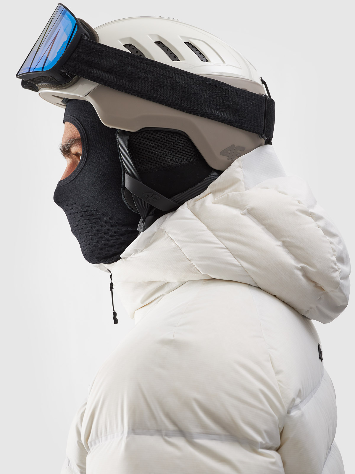 Slidinėjimo šalmas unisex - baltas