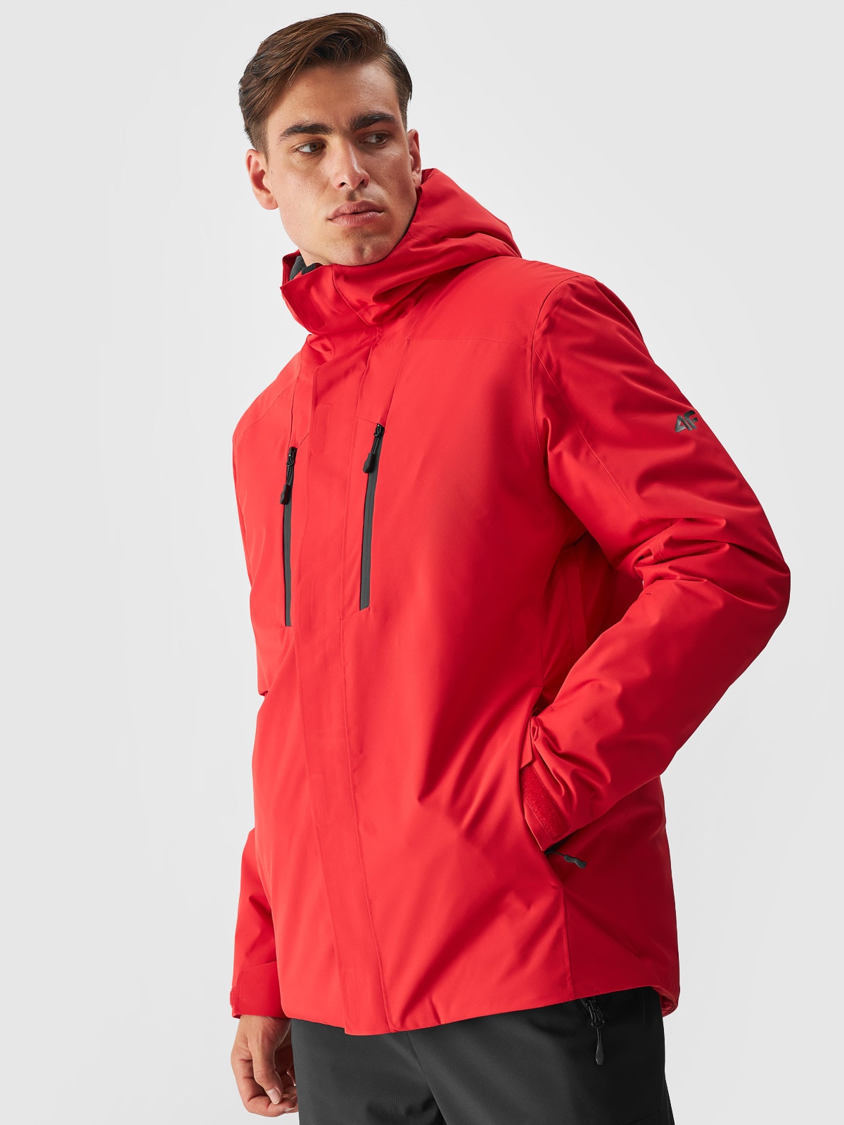 Vyriška slidinėjimo striukė 10000 membrana - raudona