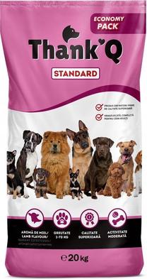 Sausas šunų maistas ThankQ Standart, ėriena, 20 kg