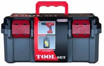 Žaislinis meistro įrankių rinkinys, įrankių dėžė su įrankiais Tegole T1812C, įvairių spalvų