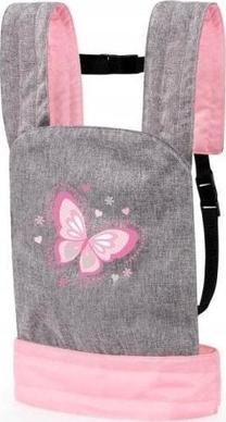 Lėlės nešioklė Bayer 62233AA, rožinė sp./pilka sp.