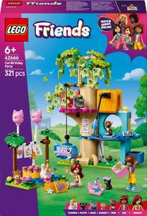 Konstruktorius LEGO® Friends Kačių gimtadienio vakarėlis ir namelis medyje 42666, 321 vnt.