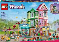 Konstruktorius LEGO® Friends Hartleiko butai ir parduotuvės 42670, 2040 vnt.