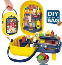 Žaisliniai virtuvės reikmenys, grilio rinkinys 8101, įvairių spalvų