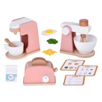 Žaisliniai virtuvės reikmenys, virtuvės prietaisų rinkinys Jokomisiada ZA5929, balta sp./rožinė sp.