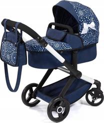 Lėlių vežimėlis Bayer Xeo, mėlyna sp.