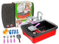 Žaisliniai virtuvės reikmenys Lean Toys Sink And Stove LT2584, įvairių spalvų