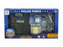 Policininko žaislas ASKATO Police Set With Vest, įvairių spalvų