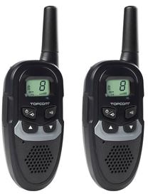 Policininko žaislas, radijo stotelės TopCom Walkie Talkie PMR, juoda sp.