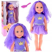 Lėlė Pretty Girl, 38 cm, violetinė sp.