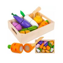 Žaisliniai virtuvės reikmenys, daržovių pjaustymo rinkinys Kruzzel Z23543, įvairių spalvų