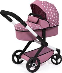 Lėlių vežimėlis Bayer Xeo 17076AB, rožinė sp.