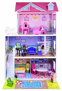 Lėlių namas ZA2122, įvairių spalvų