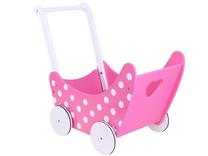 Lėlių vežimėlis Kids Toyland, rožinė sp.
