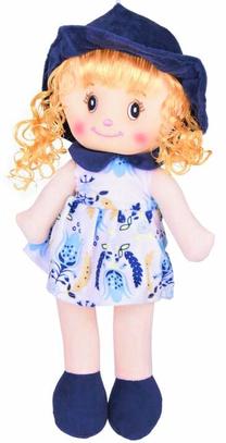 Medžiaginė lėlė Maja, 45 cm, mėlyna sp.