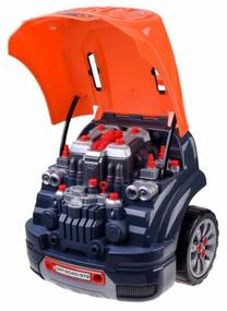 Žaislinis meistro įrankių rinkinys, variklis Motor Monster ZA5738, oranžinė sp.