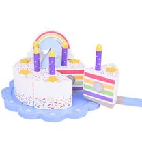 Žaisliniai virtuvės reikmenys, torto rinkinys Birthday ZA5386, įvairių spalvų