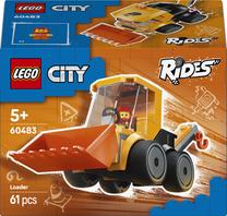 Konstruktorius „LEGO® City“ „Ratai“ – statybinis krautuvas, žaislas, konstravimo rinkinys, 60483, 61 vnt.