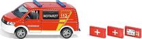  Žaislinis greitosios pagalbos automobilis Siku Super Series Volkswagen T6 Ambulance 2116, raudona sp.