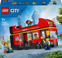 Konstruktorius LEGO® City Raudonas dviaukštis apžvalgos autobus 60407, 384 vnt.