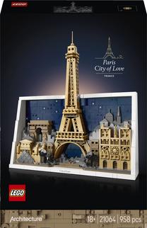 Konstruktorius LEGO® Architecture Meilės miestas Paryžius Rinkinys 21064, 958 vnt.