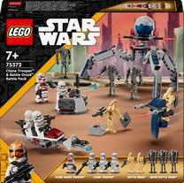 Konstruktorius LEGO® Star Wars Klonų kario ir kovinio droido kovos rinkinys 75372, 215 vnt.