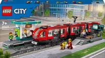 Konstruktorius LEGO® City Miesto centro tramvajus ir stotelė 60423, 811 vnt.