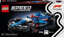 Konstruktorius LEGO® Speed Champions Visa Cash App RB VCARB 01 F1® Lenktyninis Automobilis 77246, 248 vnt.